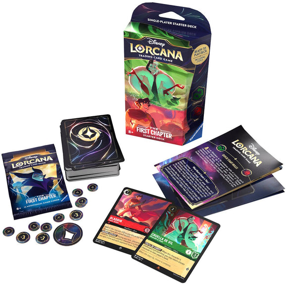 Disney Lorcana: The First Chapter Starter Deck (Emerald & Ruby)