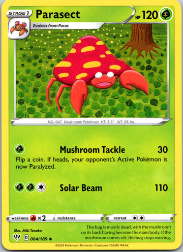 Parasect (004/189) [SWSH03: Darkness Ablaze]