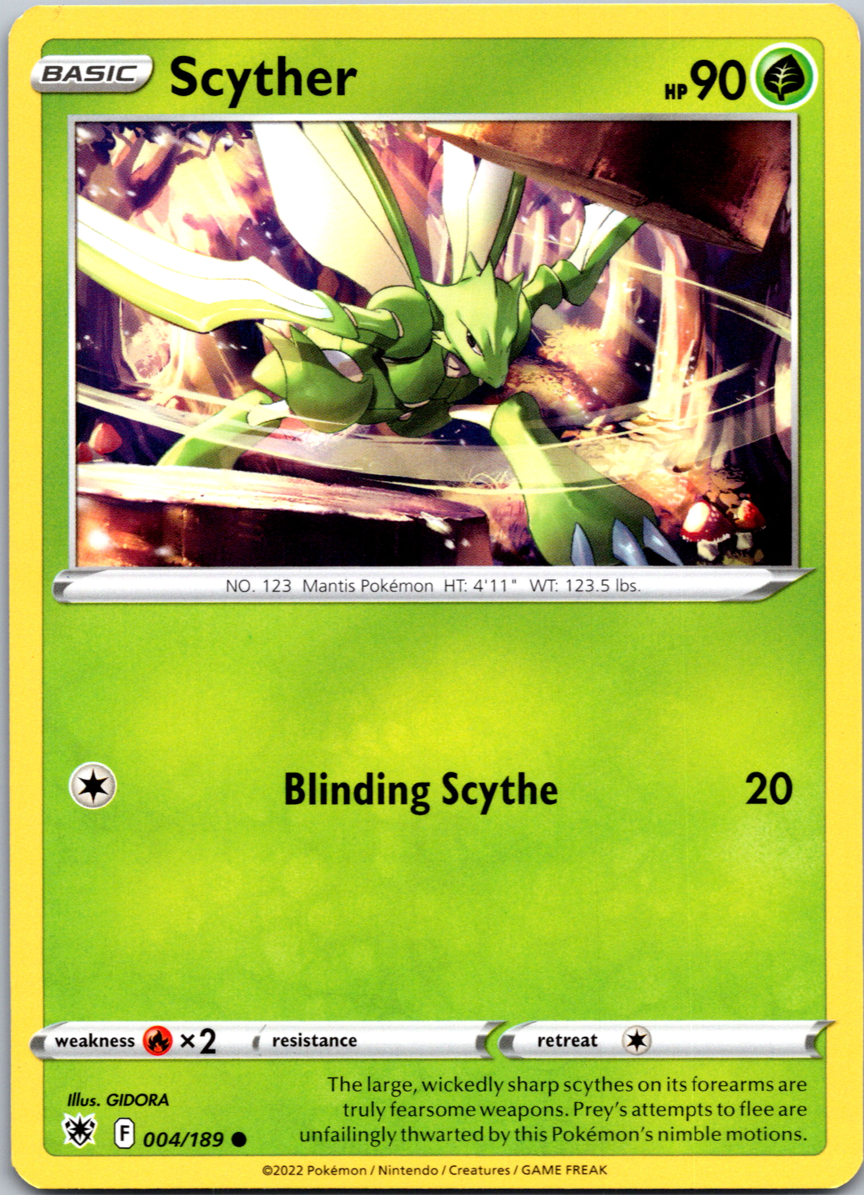 Scyther (004/189) [Sword & Shield: Astral Radiance]