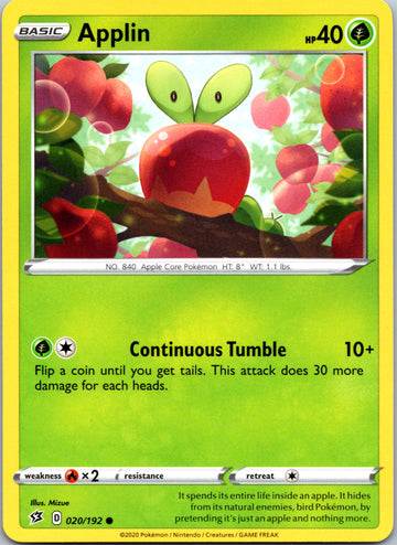 Applin (020/192) [Sword & Shield: Rebel Clash]
