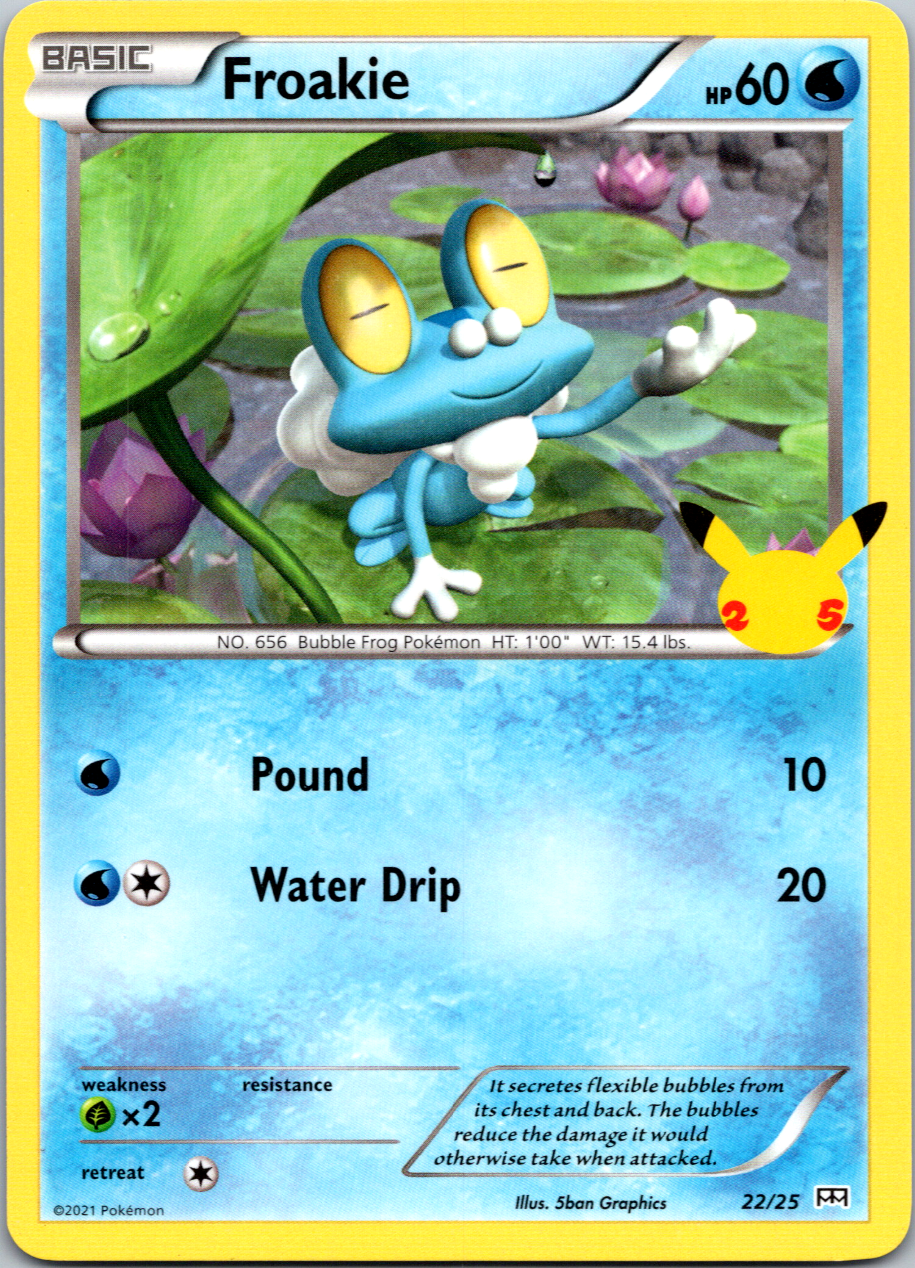 Froakie [22/25] - McDonalds Collection 2021