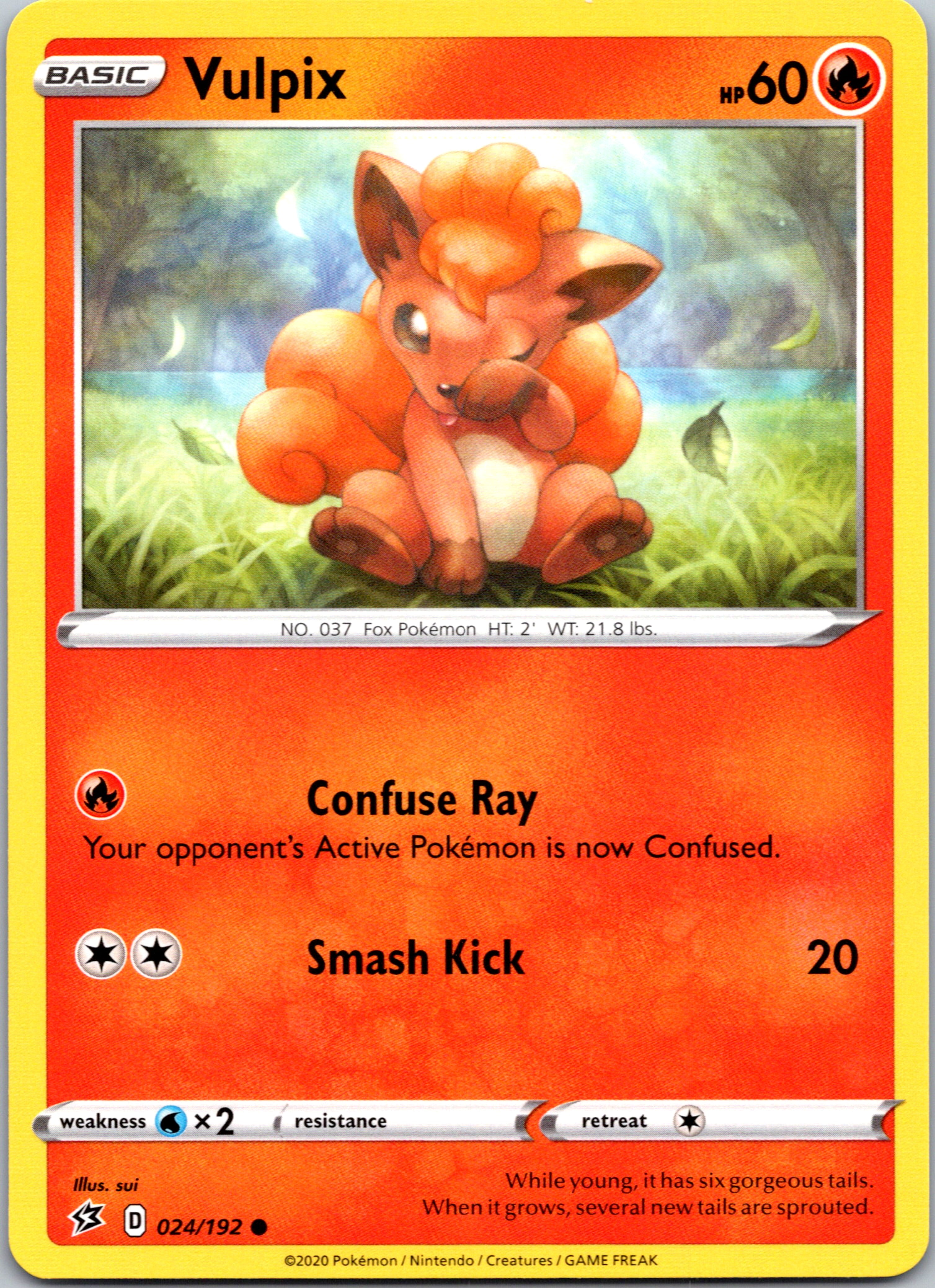 Vulpix (024/192) [Sword & Shield: Rebel Clash]