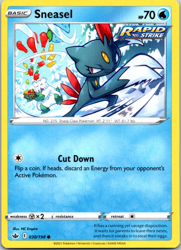 Sneasel (030/198) [Sword & Shield: Chilling Reign]