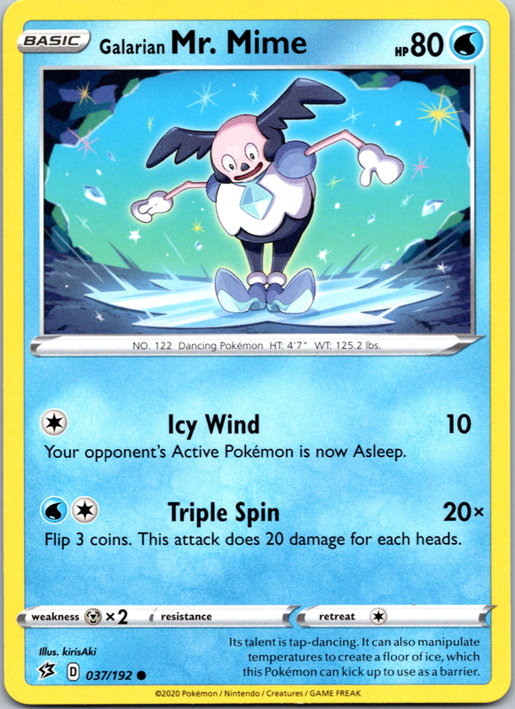 Galarian Mr. Mime (037/192) [Sword & Shield: Rebel Clash]