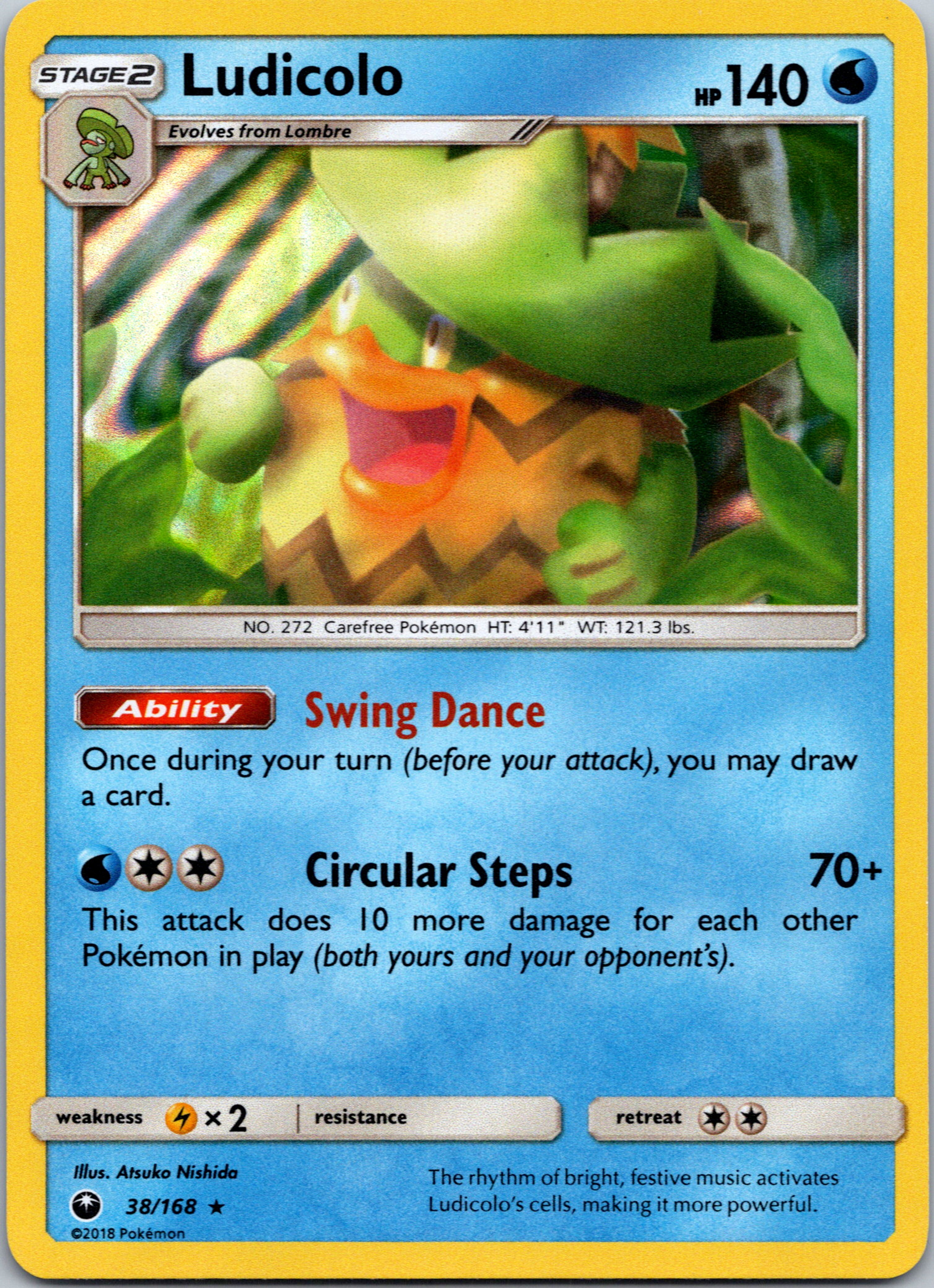 Ludicolo (38/168) [Sun & Moon: Celestial Storm]