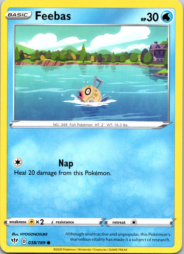 Feebas (038/189) [SWSH03: Darkness Ablaze]