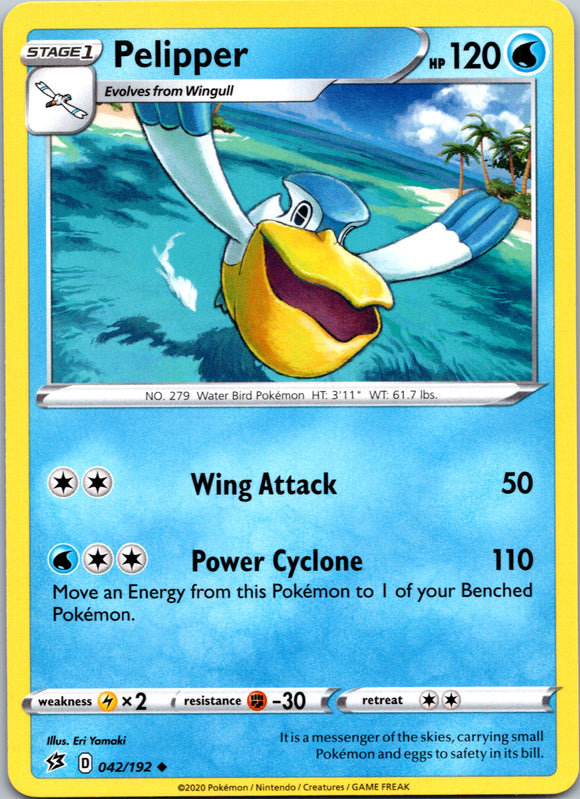 Pelipper (042/192) [Sword & Shield: Rebel Clash]