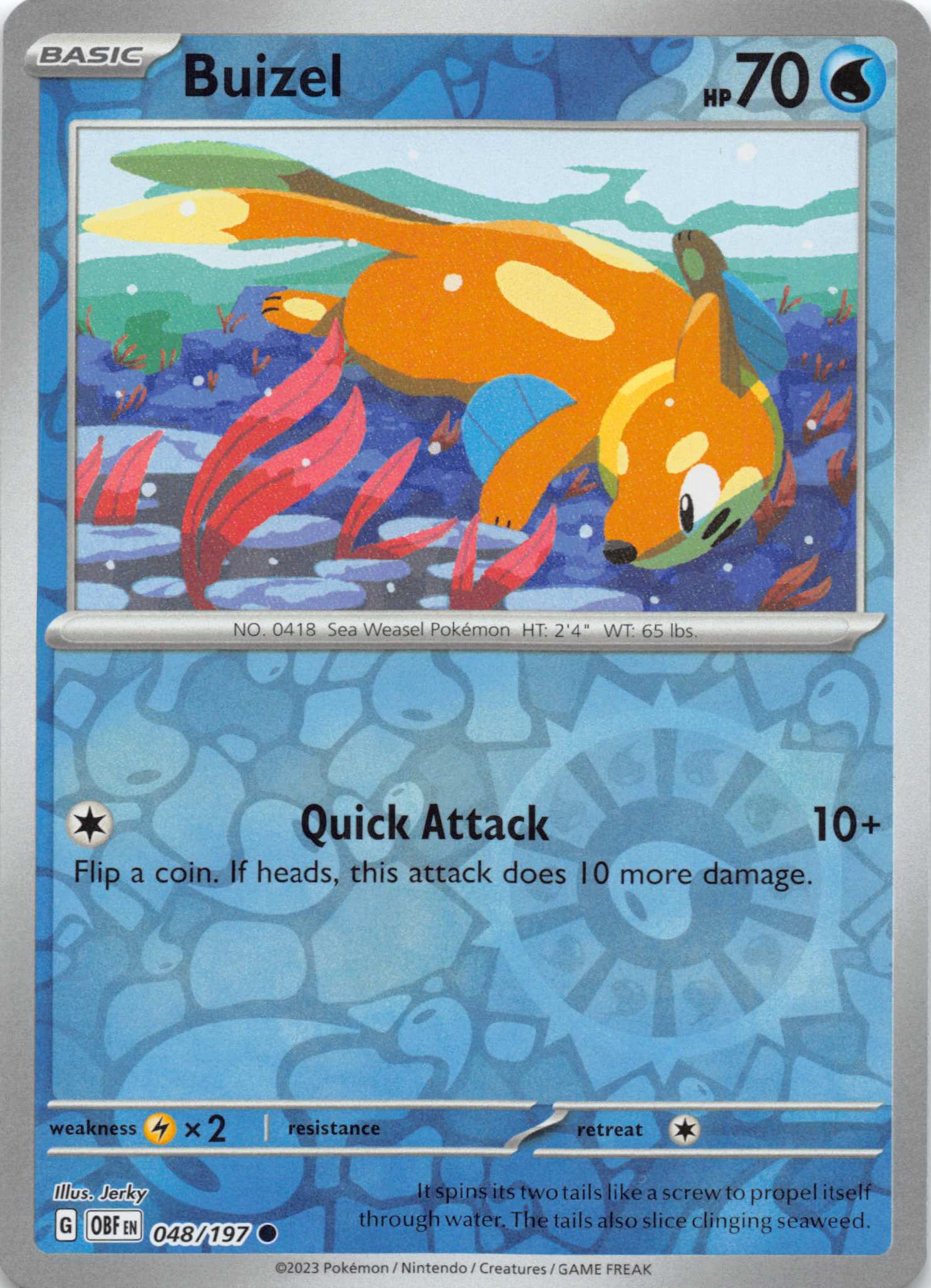 Buizel (048/197) [Scarlet & Violet: Obsidian Flames]