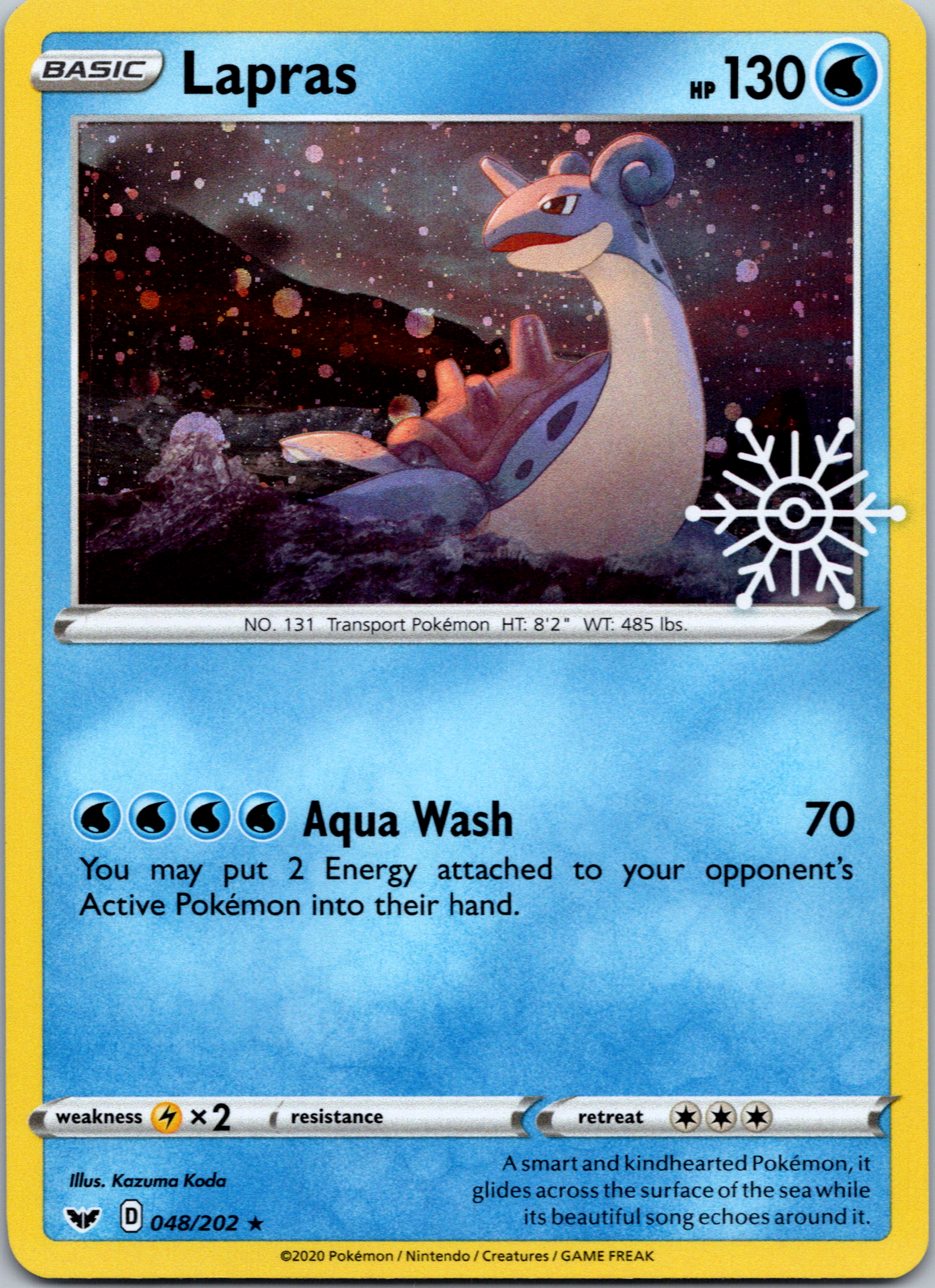 Lapras (048/202) (Holiday Calendar) [Sword & Shield: Base Set]