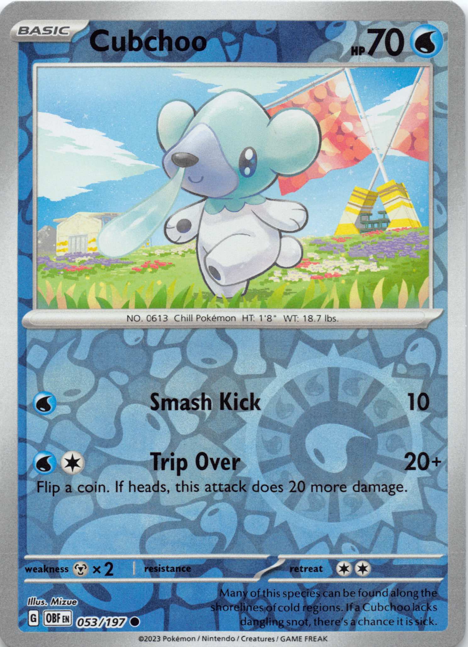 Cubchoo (053/197) [Scarlet & Violet: Obsidian Flames]