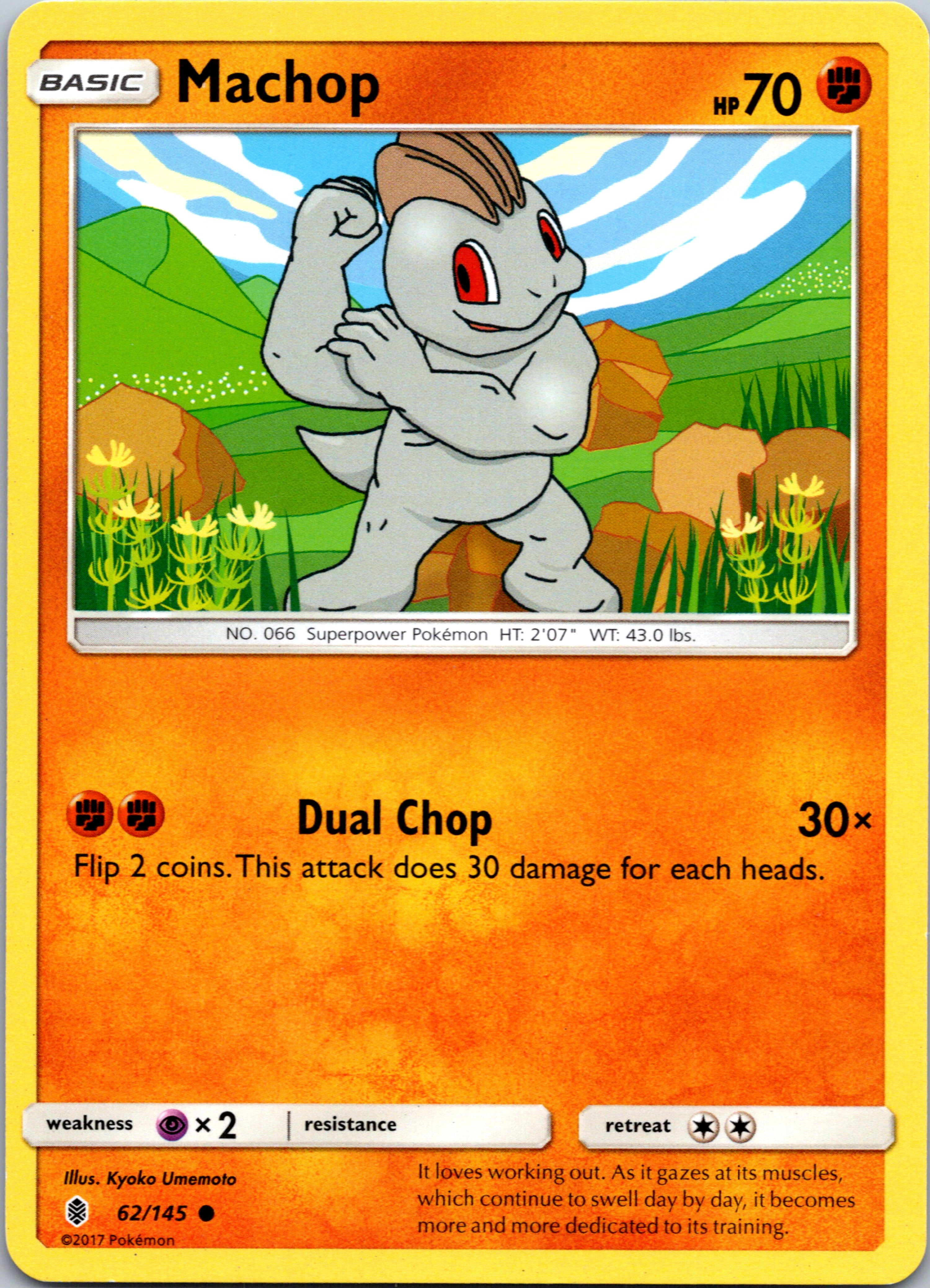 Machop (62/145) [Sun & Moon: Guardians Rising]