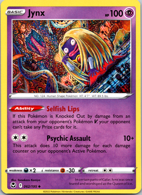 Jynx (062/195) [Sword & Shield: Silver Tempest]