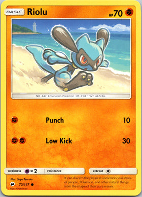 Riolu (070/147) [Sun & Moon: Burning Shadows]