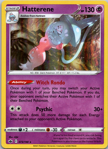Hatterene (073/198) [Sword & Shield: Chilling Reign]