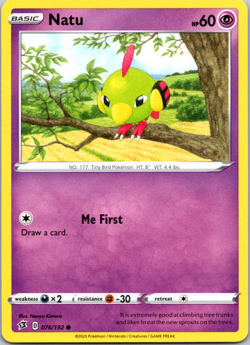 Natu (076/192) [Sword & Shield: Rebel Clash]