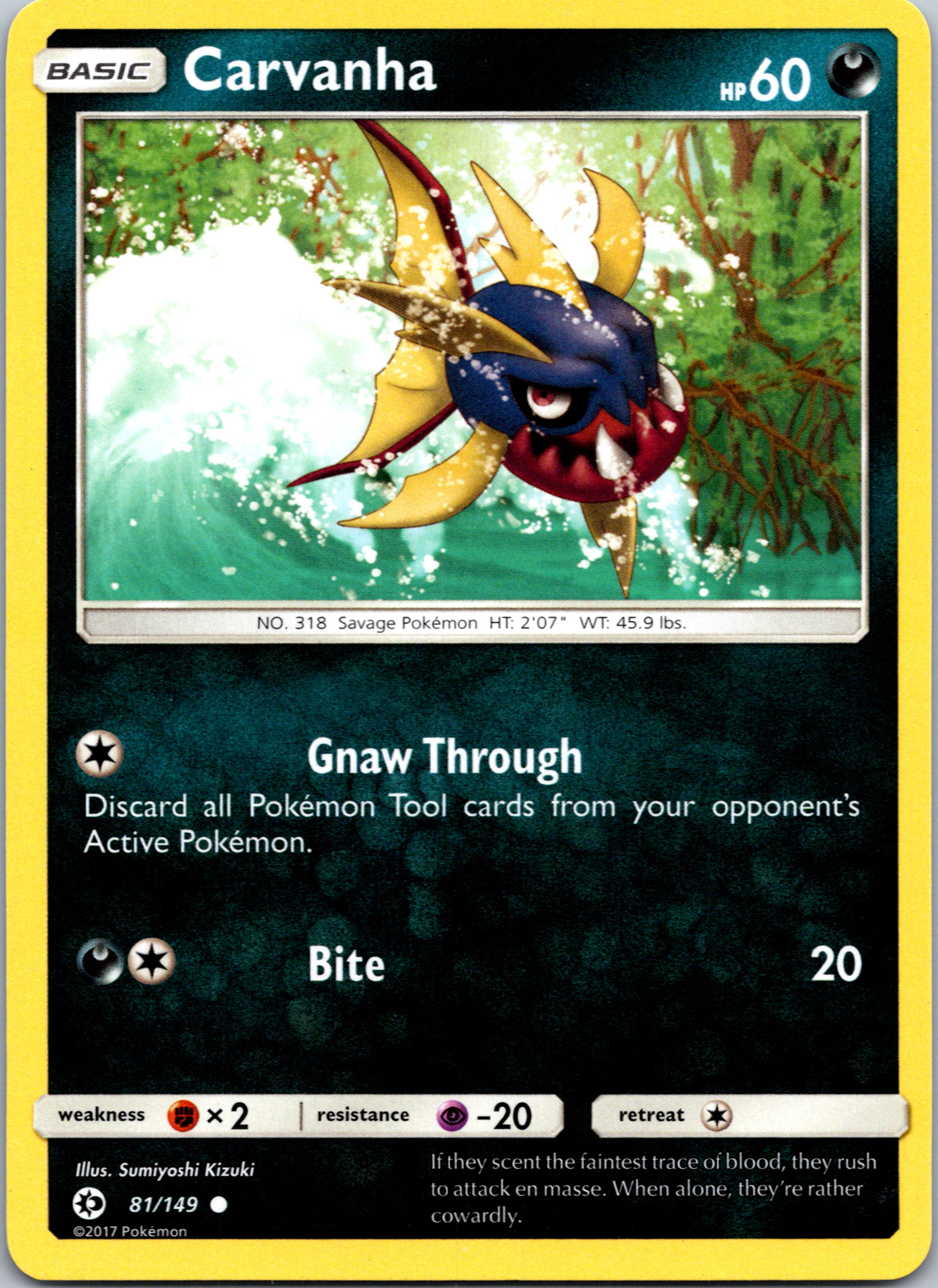 Carvanha (81) [SM Base Set]