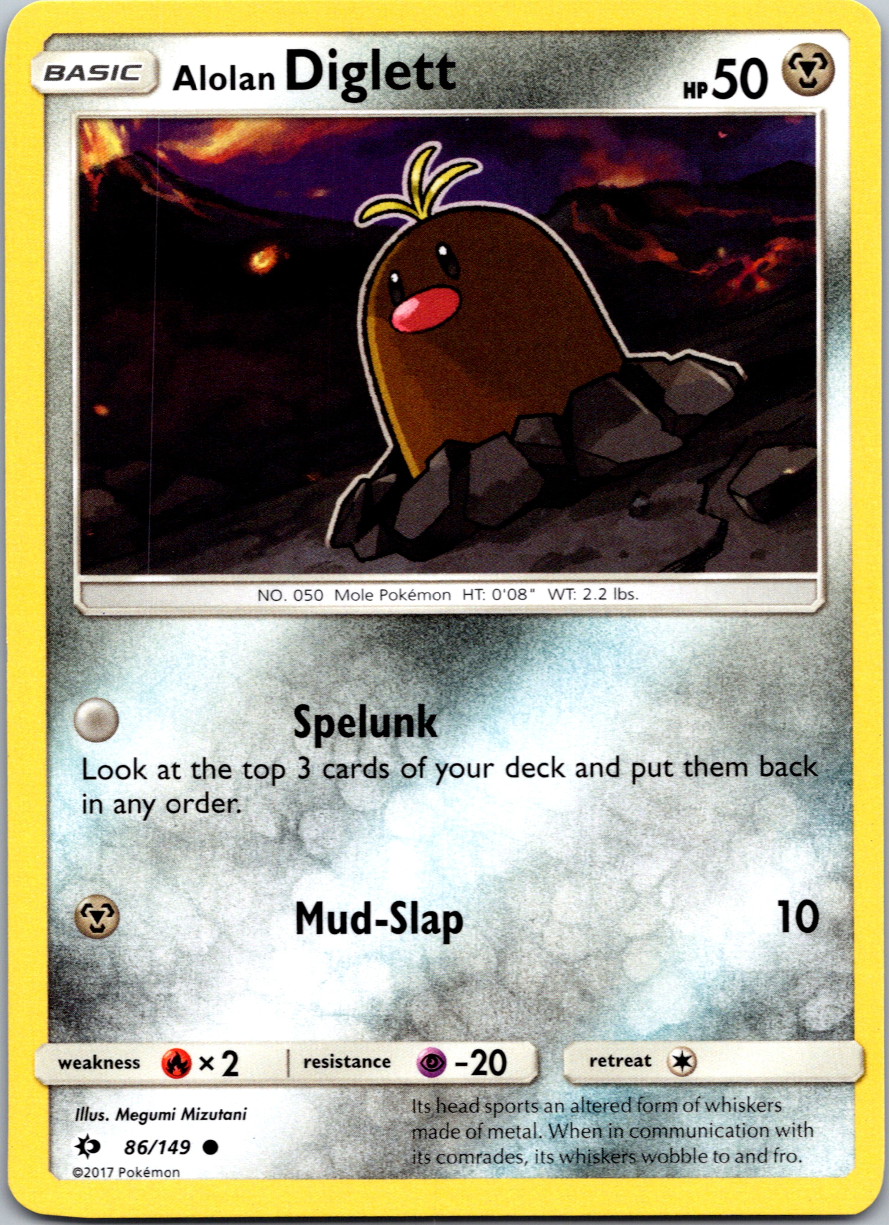 Alolan Diglett (086/149) [SM Base Set]