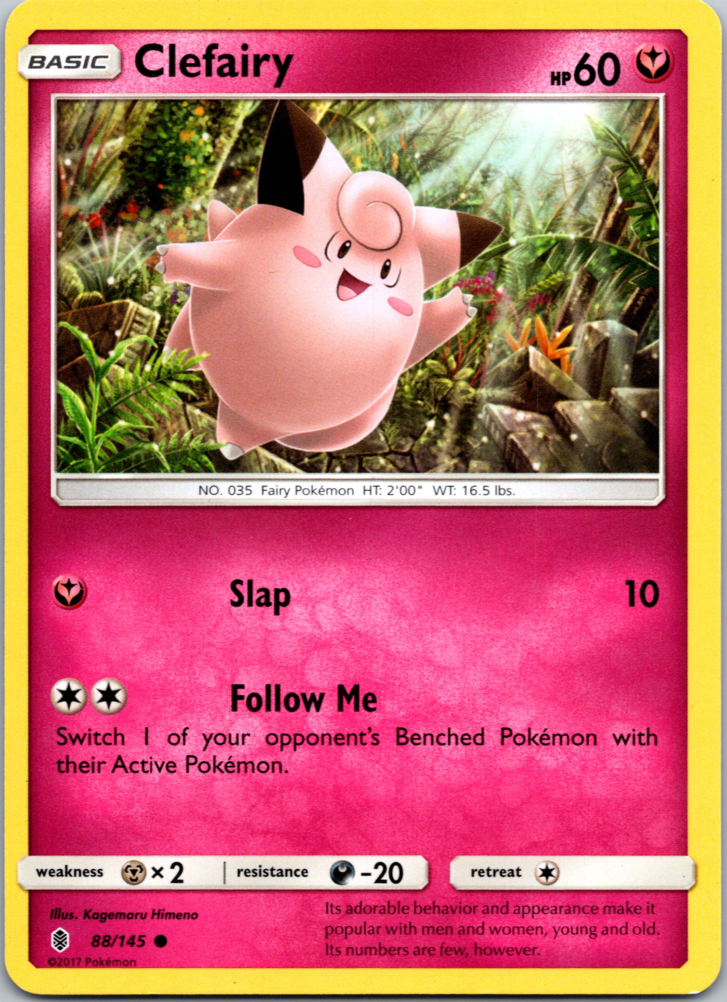 Clefairy (88/145) [Sun & Moon: Guardians Rising]