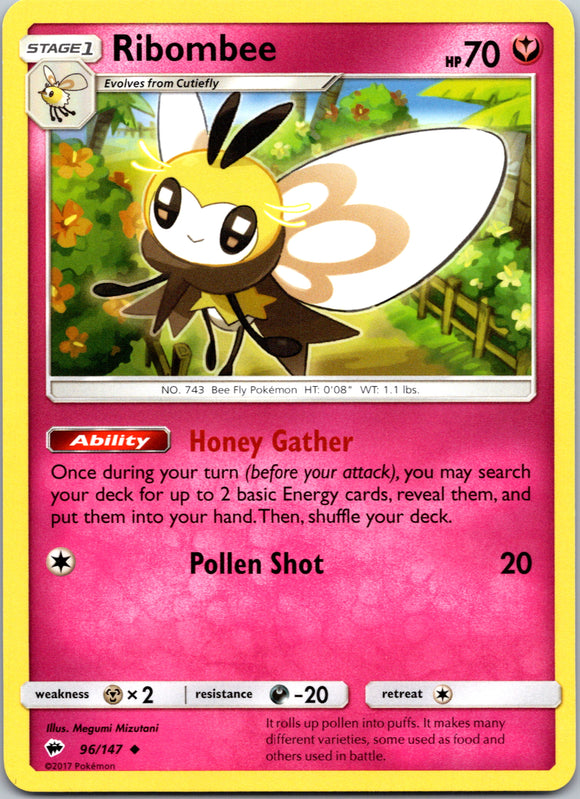 Ribombee (096/147) [Sun & Moon: Burning Shadows]