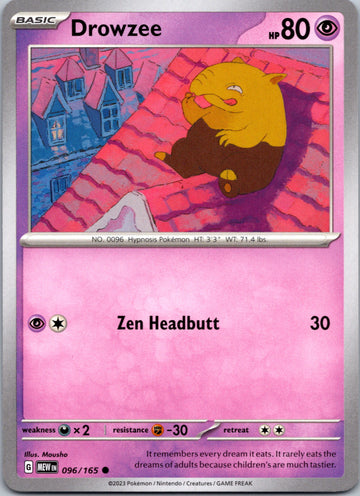 Drowzee (096/165) [Scarlet & Violet:  151]