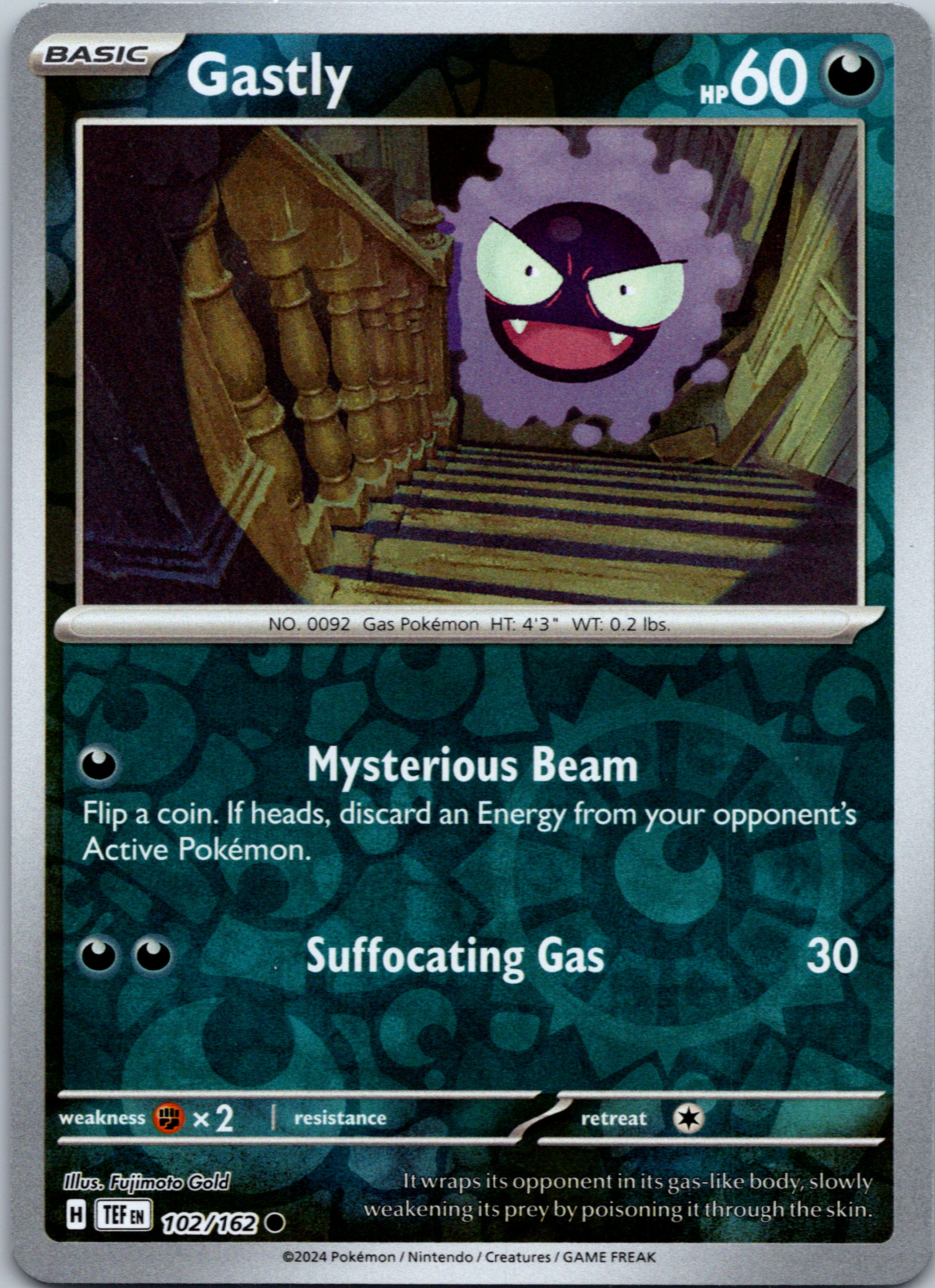 Gastly [102/162] - (Temporal Forces) Reverse Holofoil