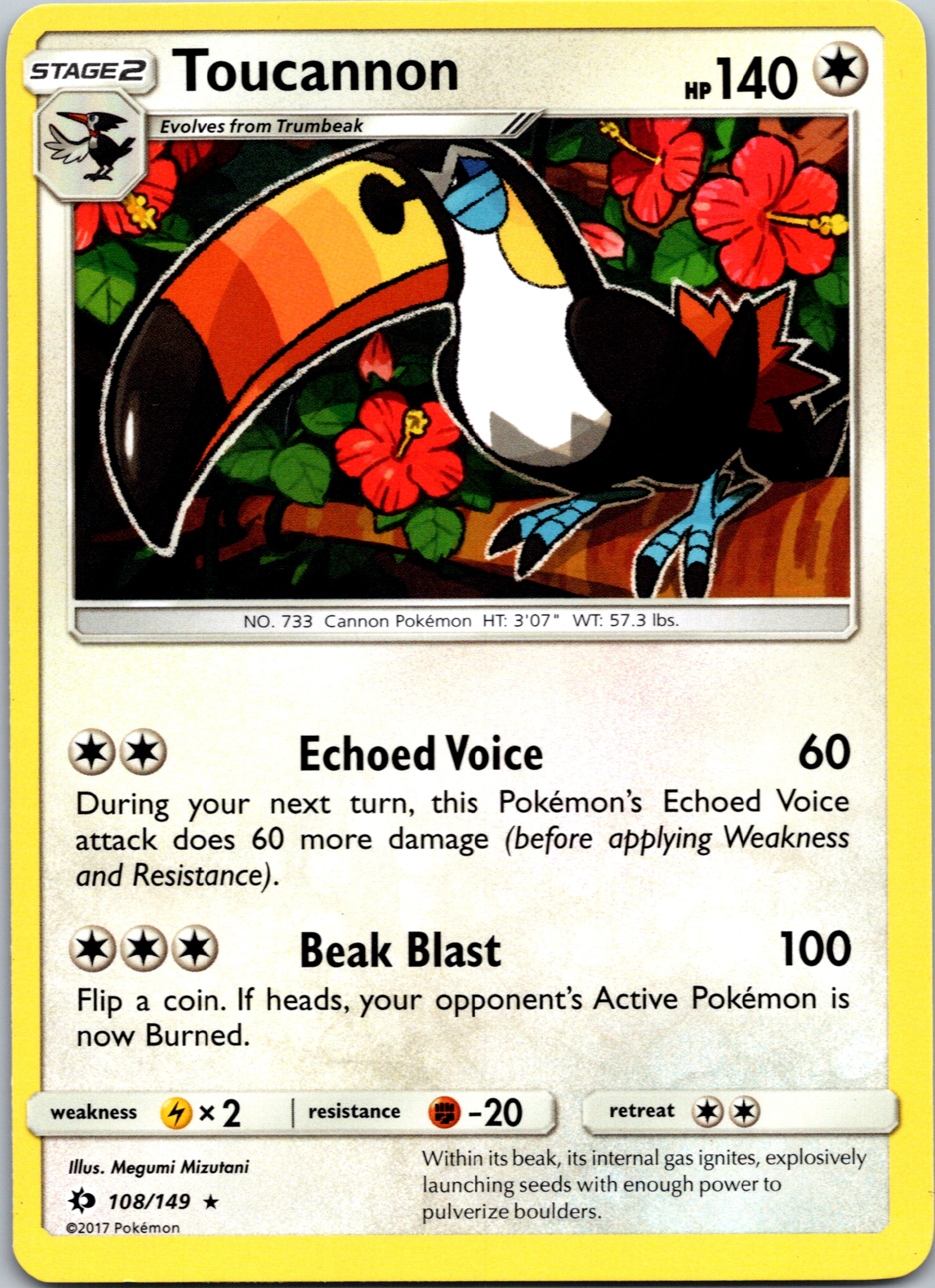 Toucannon (108) [SM Base Set]