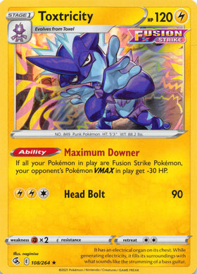 Toxtricity (108/264) [Sword & Shield: Fusion Strike]
