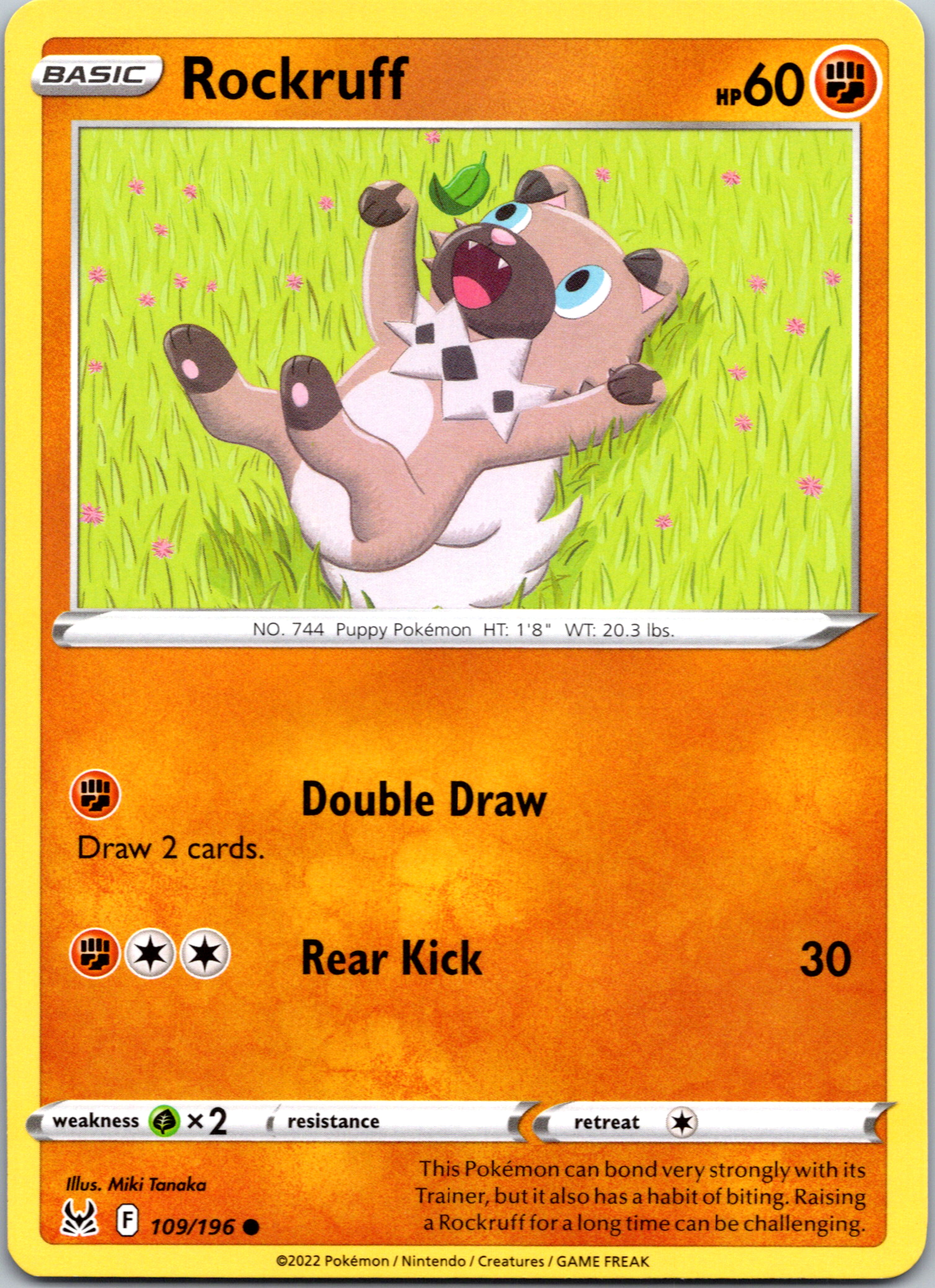 Rockruff (109/196) [Sword & Shield: Lost Origin]