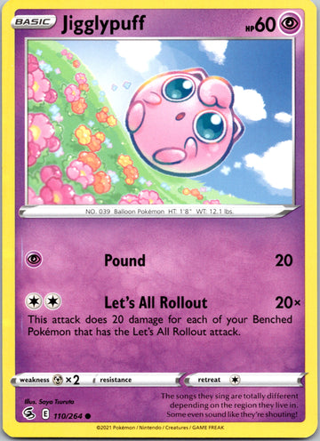 Jigglypuff (110/264) [Sword & Shield: Fusion Strike]