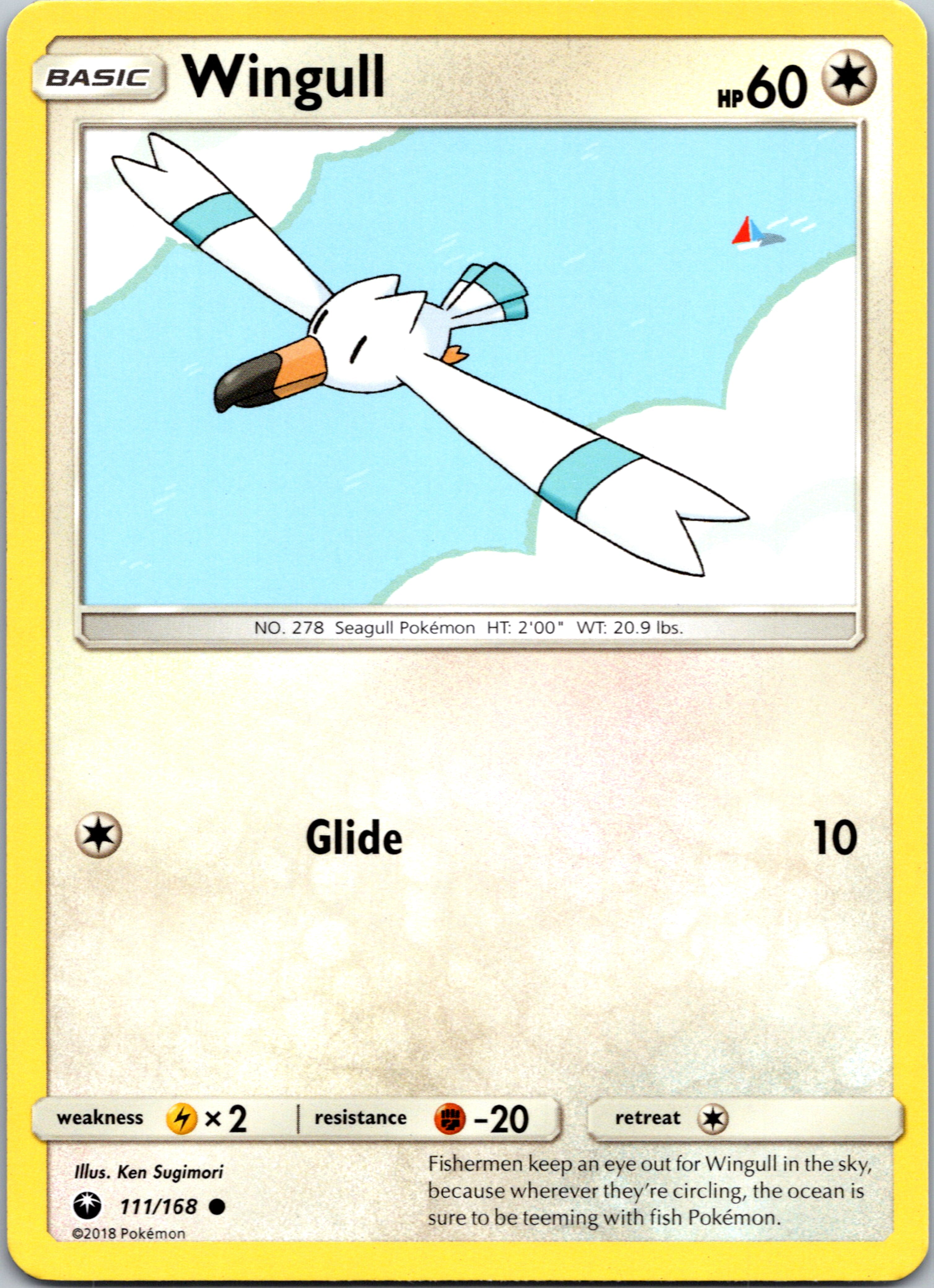 Wingull (111/168) [Sun & Moon: Celestial Storm]