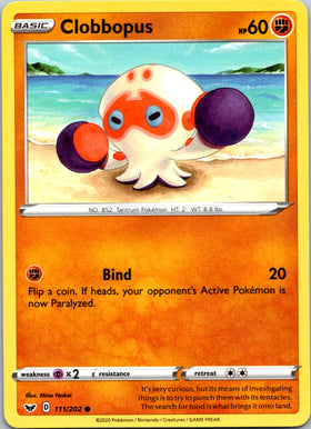 Clobbopus (111/202) (111/202) [SWSH01: Sword & Shield Base Set]