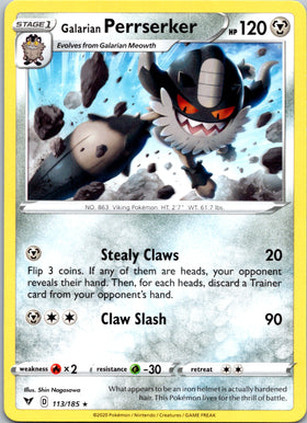Galarian Perrserker [113/185] [SWSH04: Vivid Voltage]