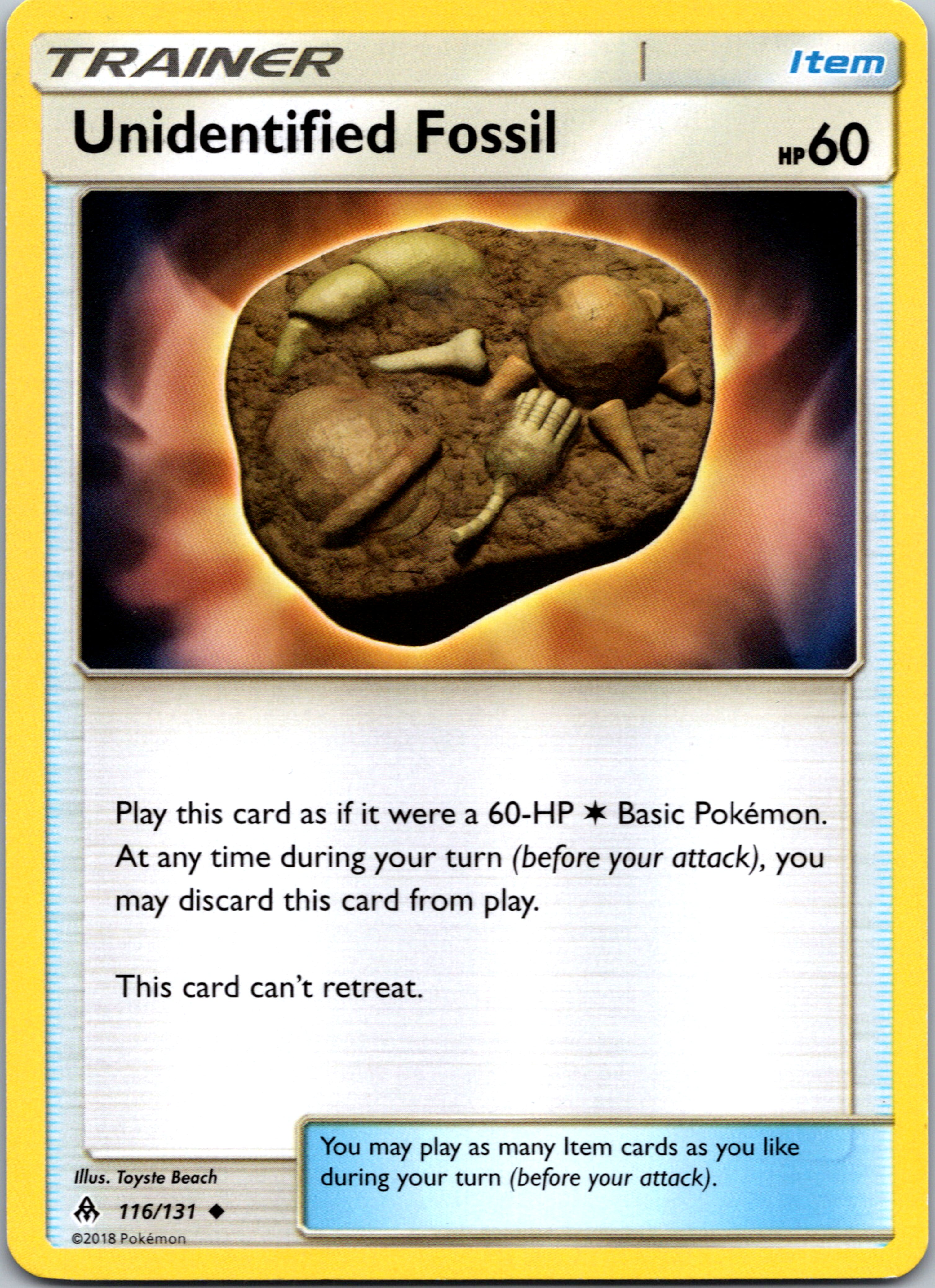 Unidentified Fossil (116) [SM - Forbidden Light]