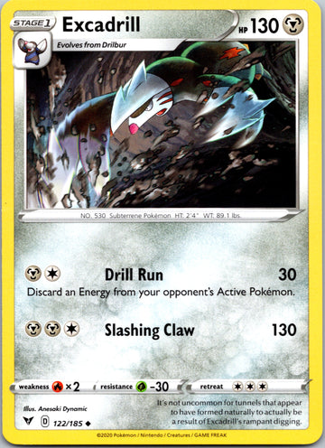 Excadrill [122/185] [SWSH04: Vivid Voltage]