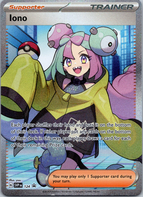 Iono [124] - (SV Scarlet & Violet Promo Cards) Holofoil