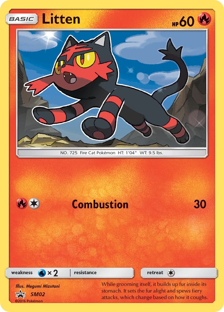 Litten - SM02 [SM02] [SM Promos] Holofoil