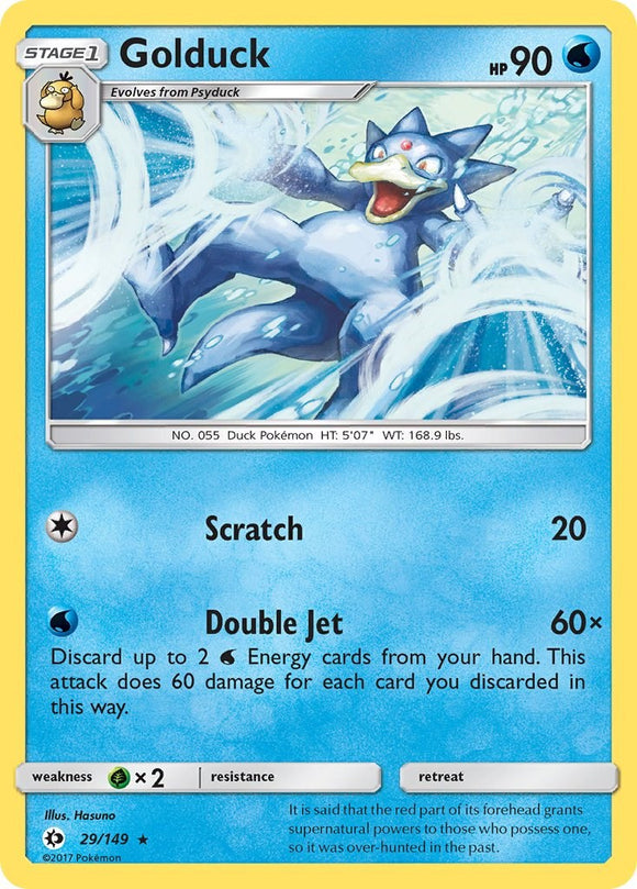Golduck [29/149] [Sun & Moon Base Set] Reverse Holofoil