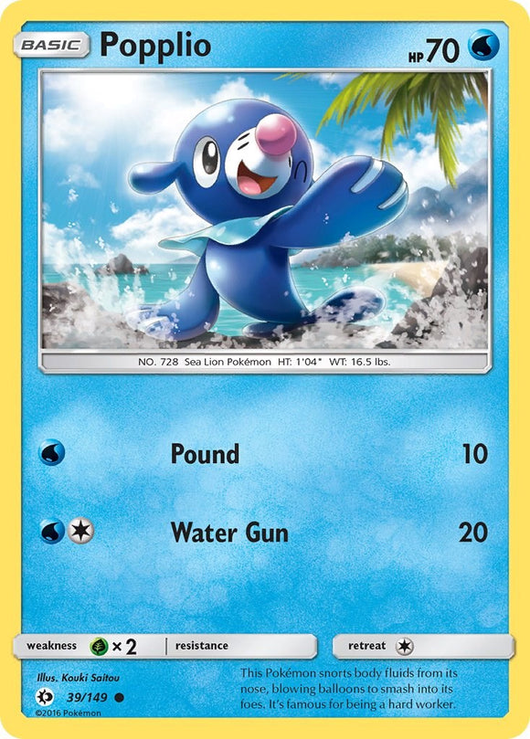 Popplio [39/149] [Sun & Moon Base Set]