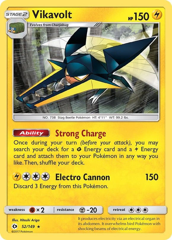Vikavolt [52/149] [Sun & Moon Base Set] Reverse Holofoil