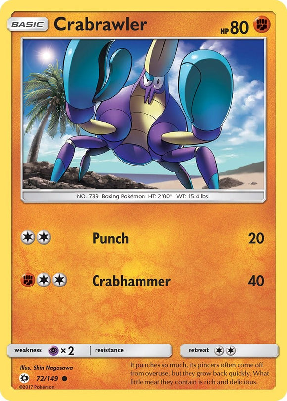 Crabrawler [72/149] [Sun & Moon Base Set]