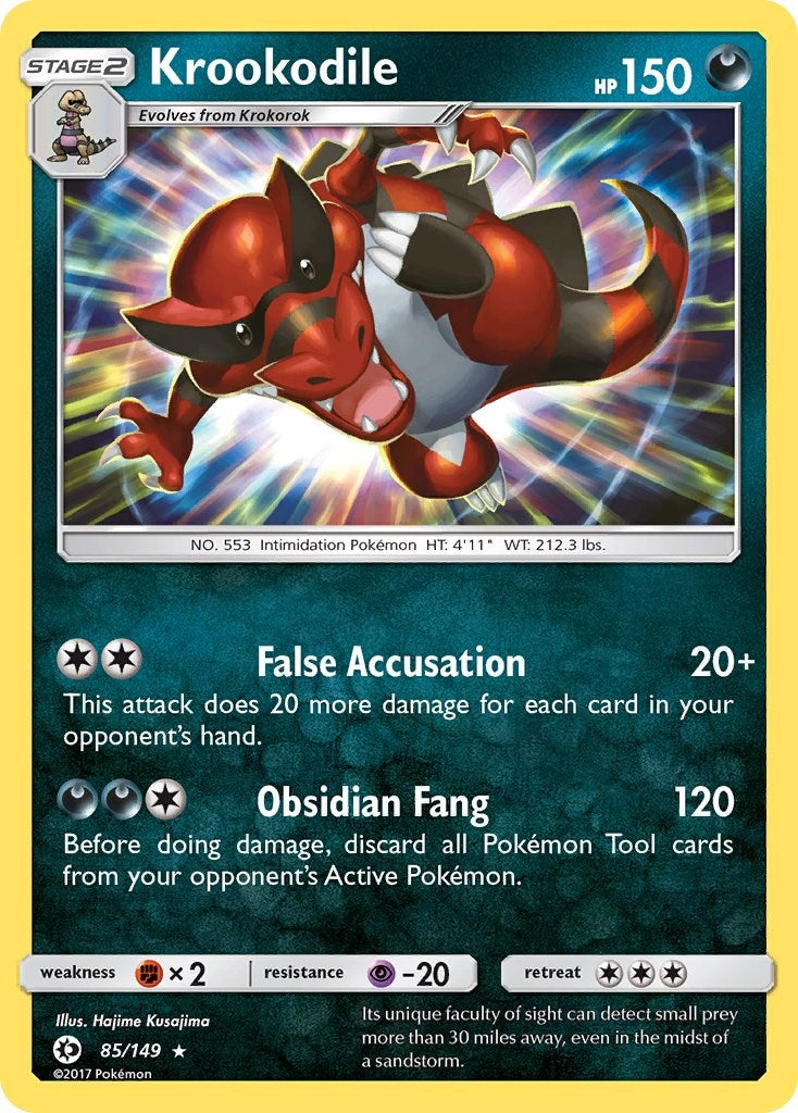 Krookodile [85/149] [Sun & Moon Base Set] Holofoil