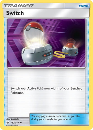 Switch [132/149] [Sun & Moon Base Set] Reverse Holofoil