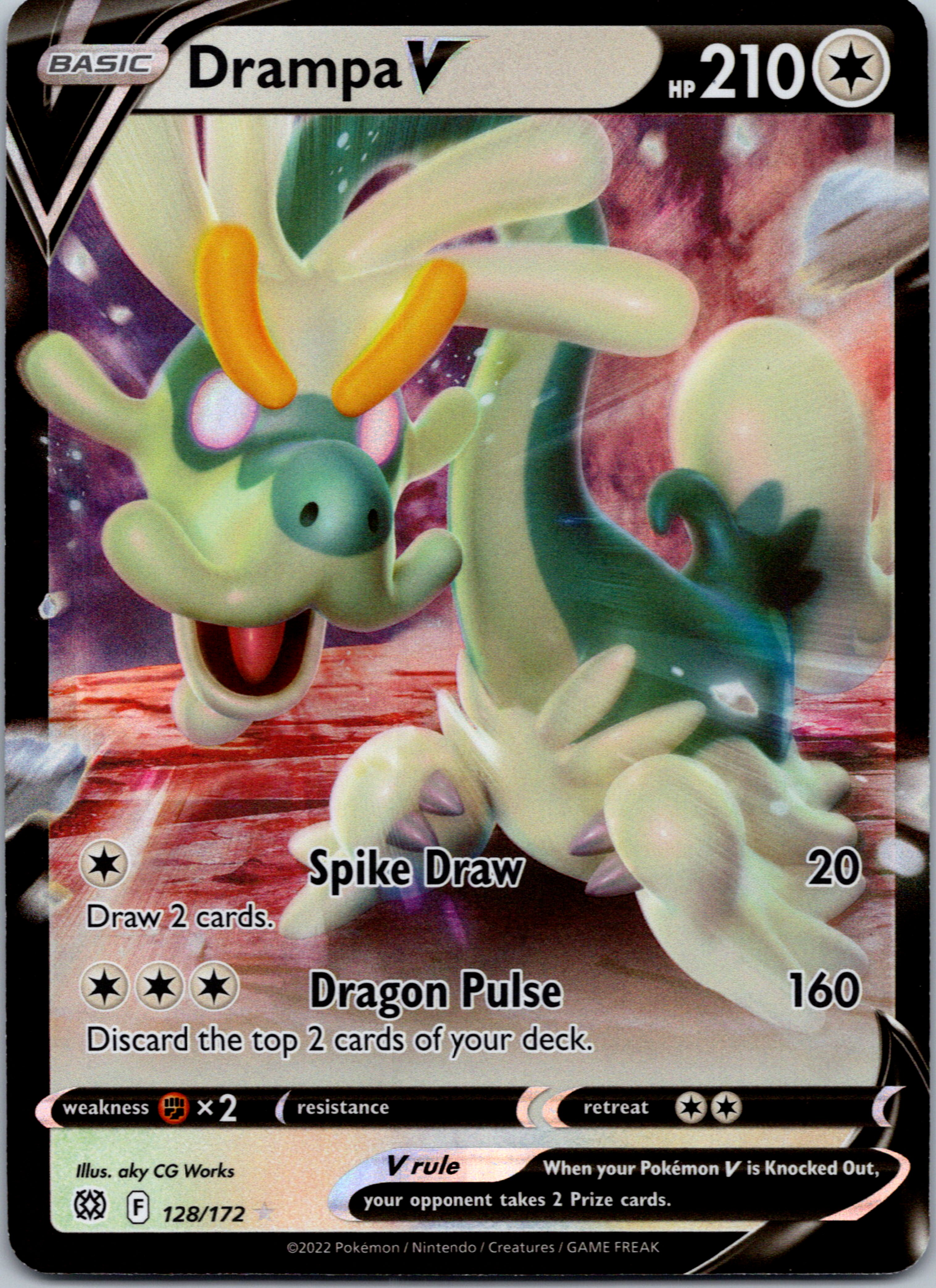 Drampa V (128/172) [Sword & Shield: Brilliant Stars]