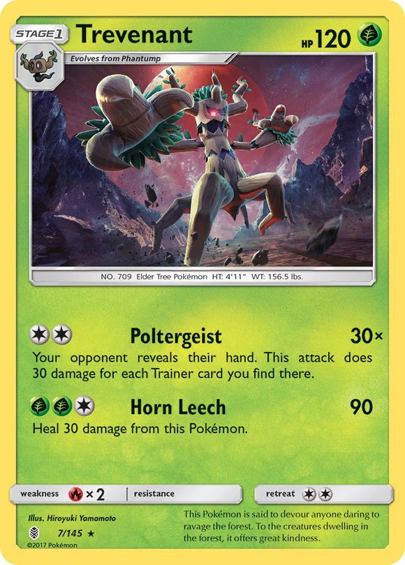 Trevenant [7/145] [Guardians Rising] Reverse Holofoil