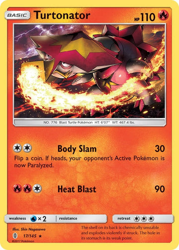 Turtonator [17/145] [Guardians Rising] Reverse Holofoil