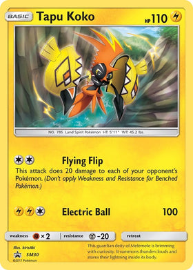 Tapu Koko - SM30 [SM30] [SM Promos] Holofoil