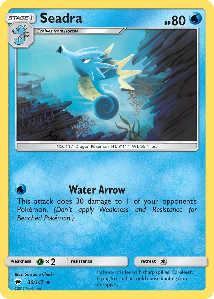 Seadra [30/147] [Burning Shadows] Reverse Holofoil