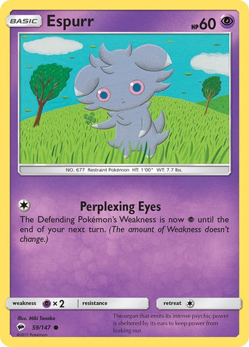 Espurr [59/147] [Burning Shadows] Reverse Holofoil