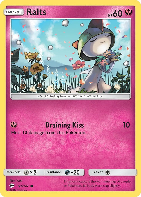 Ralts [91/147] [Burning Shadows] Reverse Holofoil