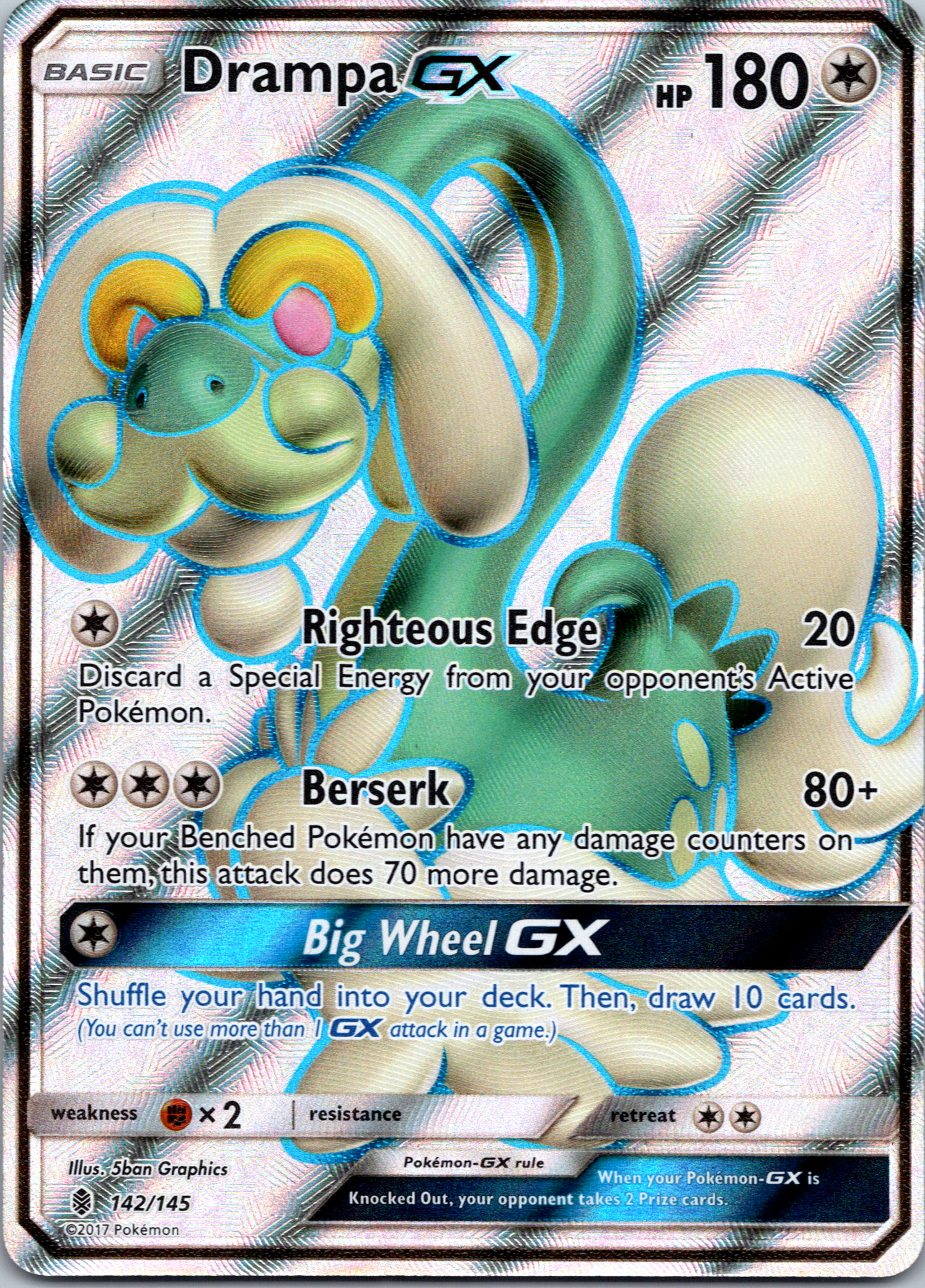 Drampa GX (142/145) [Sun & Moon: Guardians Rising]